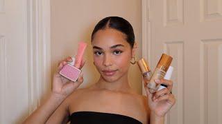 GRWM clean girl makeup look + new products