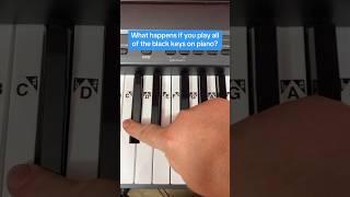 I played ALL of the Black Keys on Piano!  #piano #theblackkeys #music