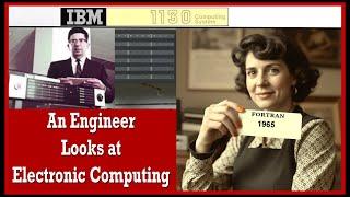 Computer History IBM 1130 System Engineering 1965 FORTRAN Programming Vintage Film, Data Apps Found