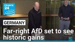 Germany's snap elections: CDU leads, far-right AfD set for record gains • FRANCE 24 English