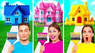 One Colored House Challenge by Fun Teen