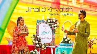 BEST WEDDING CINEMATIC HIGHLIGHT 2022 | SHORT FILM |  Gujarati Wedding | Jinal x Khyatish