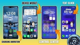 Charging Animation, Text Widgets & Control Center Theme | Xiaomi Theme Hub