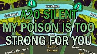 THE POISON CLASSIC! | Ascension 20 Silent Run | Slay the Spire