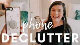 5 STEPS TO DECLUTTER YOUR PHONE  | the best way to organize your phone