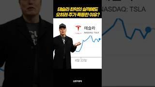 테슬라 실적 최악인데... 오히려 주가 10% 폭등한 이유?