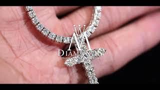 Watch My Diamonds Diamond Cross Necklace