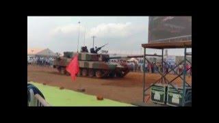 Defence Expo 2016: DRDO 's Arjun tank live demo