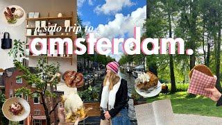 solo trip diaries: amsterdam | vintage shopping, lots of dutch food, biking & more