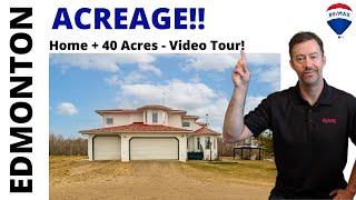 Leduc County Acreage | Home With 40 Acres of Land!