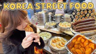 TRADITIONAL KOREAN STREET FOOD! Gwangjang Market in Seoul, Korea