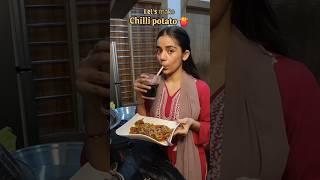 Let's make chilli potato  | #minivlog #food #shorts #youtubeshorts #viralshorts