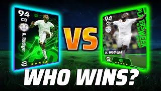NEW CONTRACT RÜDIGER VS BOOSTER RÜDIGER | TRAINING + SKILL GUIDE + COMPARISON | eFootball 2024 Build