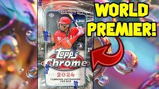 NEW RELEASE 2024 TOPPS CHROME HOBBY BOX BASEBALL CARDS