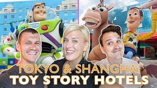 TOKYO VS. SHANGHAI: Asia Disneyland Toy Story Hotels | Room Tours, Snacks, Review