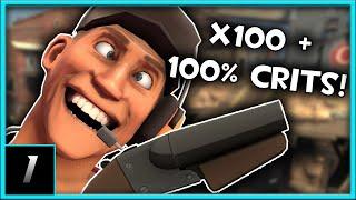 [TF2] Combining x100 and 100% Crits is INSANITY!