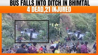 Uttarakhand Accident: Bus falls In 100-metre Ditch In Bhimtal, SDRF Pressed Into Rescue Effort