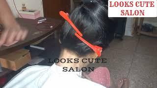 Nape Shave | Haircut | Long to Bob #lookscutesalon