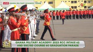 Ghana Military Academy 223 RCC Intake 62 and SSC/SD Course 60 Graduation Parade