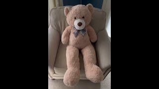 Amazon Prime - Giant Big Teddy Bear 4 Feet 47 inch Life Size Plush Bear Brown #amazon #review #diy