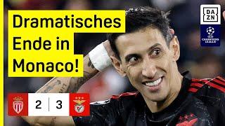 Wilde Schlussphase, Spiel gedreht: AS Monaco - Benfica | UEFA Champions League | DAZN Highlights