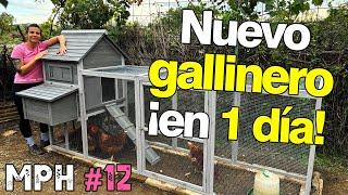 Cómo CONSTRUIR un GALLINERO de madera en tu huerto ¡en solo UN DÍA!