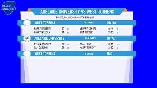 Adelaide University v West Torrens