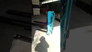 mini self loading electric stacker