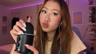 ASMR MOUTH SOUNDS, TRIGGER WORDS AND TAPPING