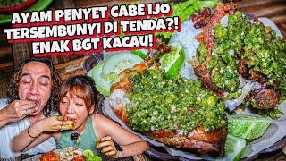 AYAM PENYET CABE IJO TERSEMBUNYI DI TENDA !? ENAK BANGET KACAUUU!!!!!