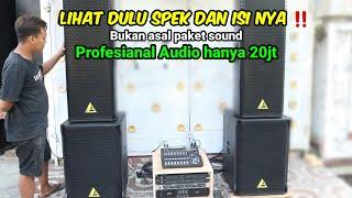 Soundsystem 2 sayap , Spek dan isinya mantap 