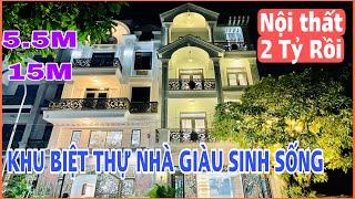 Nhà đất Quận 12 (555) Chấp nhận bán lỗ luôn, tặng kèm nội thất tiền tỷ. KHU BIỆT THỰ NHÀ GIÀU