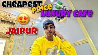 Jaipur m ho or es cafe m nhi gyesabse kam daamm full luxury feelTha hop cafe #jaipur #viral