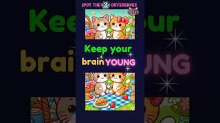 FIND THE 3 DIFFERENCES #15 |  Keep Your Brain Young: Spot the Differences!