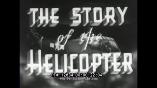 “THE STORY OF THE HELICOPTER”   1940’S U.S. ARMY AIR FORCES EDUCATIONAL FILM   SIKORSKY XR-4 12834