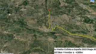 La Vuelta Ciclista a España 2023 Stage 20 - Men : Manzanares El Real to Guadarrama (September 16, 2