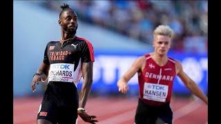 Jereem Richards In Finals Of Men's 200M Final At IAAF World Athletics Championships