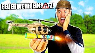 Mein Hubschrauber EXPLODIERT UNERWARTET, BRENNT und löst einen FEUERWEHREINSATZ AUS!