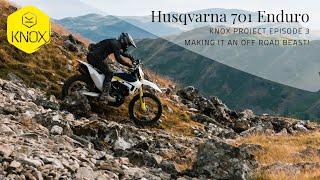 Husqvarna 701 Enduro project bike Episode 3 - Knox armour