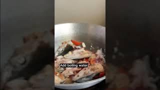 Salmon head Cooking