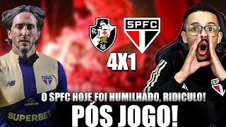 VERGOONHA!!! VASCO 4X1 SÃO PAULO - SPFC HUMILHADO, UM TIMR DE CATADO, FROUXOS, BUNDA BOLE