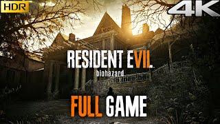 RESIDENT EVIL 7 Gameplay Walkthrough FULL GAME (4K 60FPS HDR) No Commentary