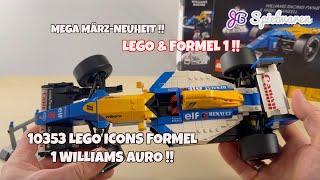 WOW! Really cool classic F1 car: LEGO 10353 Williams F1 Racer!