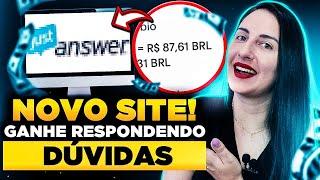 NOVO SITE PARA FAZER RENDA EXTRA ONLINE RESPONDENDO DÚVIDAS | Renda extra pela internet 2023