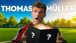 I surprised THOMAS MÜLLER with a MYSTERY BOX