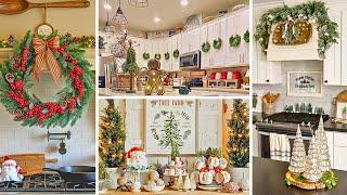 Country Charm Farmhouse Christmas Kitchen Decor Ideas to Add Holiday Warmth