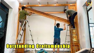 Excellent Woodworking Skills, Skilled Craftsman - Creates Beautifully Designed Room Dividers