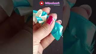 ribbon flower work #shorts #viralshorts #youtubeshorts