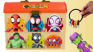 Save Spidey and His Amazing Friends from Magic Doors with Keys