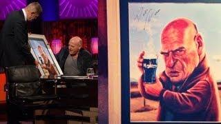 Dean Norris Receives Caricature Portrait! | The Saturday Night Show